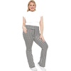 image:imageSTRETCH IS COMFORT Cotton Yoga Black Pants for Women Wide Leg Pants Comfy  4 way stretch adjustable high or low waist snug hip fit slight ankle opening lounge Women Pants Wide Leg Pants WomenHoundstooth