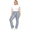 image:imageSTRETCH IS COMFORT Cotton Yoga Black Pants for Women Wide Leg Pants Comfy  4 way stretch adjustable high or low waist snug hip fit slight ankle opening lounge Women Pants Wide Leg Pants WomenBoho Chakra Blue