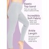 image:imageSTRETCH IS COMFORT Girls Leggings 2 Pack Cotton Leggings for Girls Pants  12 oz medium weight knit under dresses school dance pants for girls black leggings girls licras para nias BlackBlack  Brown Cheetah