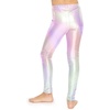 image:imageSTRETCH IS COMFORT Girls Metallic Leggings  Sparkly Dance Pants  Shiny Stretch Tights  Gold Leggings Girls Pink NeonHolographic Silver