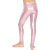 image:imageSTRETCH IS COMFORT Girls Metallic Leggings  Sparkly Dance Pants  Shiny Stretch Tights  Gold Leggings Girls Pink NeonLight Pink