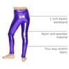 image:imageSTRETCH IS COMFORT Girls Metallic Leggings  Sparkly Dance Pants  Shiny Stretch Tights  Gold Leggings Girls Pink NeonPurple
