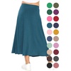 image:imageSTRETCH IS COMFORT Girls Skirts Flowy A Line Knee Length and Ankle Length  Elastic Waist Kids School Skirt Girls Maxi Skirt Black Skirt For Girls Faldas Para Nias Girls Long Skirt Long skirtsTeal