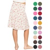 image:imageSTRETCH IS COMFORT Girls Skirts Flowy A Line Knee Length and Ankle Length  Elastic Waist Kids School Skirt Girls Maxi Skirt Black Skirt For Girls Faldas Para Nias Girls Long Skirt Long skirtsPink Rose Vine