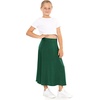image:imageSTRETCH IS COMFORT Girls Skirts Flowy A Line Knee Length and Ankle Length  Elastic Waist Kids School Skirt Girls Maxi Skirt Black Skirt For Girls Faldas Para Nias Girls Long Skirt Long skirtsHunter Green