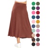 image:imageSTRETCH IS COMFORT Girls Skirts Flowy A Line Knee Length and Ankle Length  Elastic Waist Kids School Skirt Girls Maxi Skirt Black Skirt For Girls Faldas Para Nias Girls Long Skirt Long skirtsAlmond