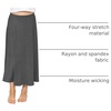 image:imageSTRETCH IS COMFORT Girls Skirts Flowy A Line Knee Length and Ankle Length  Elastic Waist Kids School Skirt Girls Maxi Skirt Black Skirt For Girls Faldas Para Nias Girls Long Skirt Long skirtsCharcoal Gray