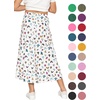 image:imageSTRETCH IS COMFORT Girls Skirts Flowy A Line Knee Length and Ankle Length  Elastic Waist Kids School Skirt Girls Maxi Skirt Black Skirt For Girls Faldas Para Nias Girls Long Skirt Long skirtsButterfly