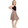 image:imageSTRETCH IS COMFORT Girls Skirts Flowy A Line Knee Length and Ankle Length  Elastic Waist Kids School Skirt Girls Maxi Skirt Black Skirt For Girls Faldas Para Nias Girls Long Skirt Long skirtsMocha