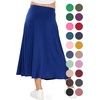 image:imageSTRETCH IS COMFORT Girls Skirts Flowy A Line Knee Length and Ankle Length  Elastic Waist Kids School Skirt Girls Maxi Skirt Black Skirt For Girls Faldas Para Nias Girls Long Skirt Long skirtsRoyal Blue