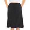 image:imageSTRETCH IS COMFORT Skirts for Women Midi Length  Skirts for Women Knee Length  Ankle Length  Work School Church WearBlack
