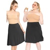 image:imageSTRETCH IS COMFORT Skirts for Women Midi Length  Skirts for Women Knee Length  Ankle Length  Work School Church WearBlack