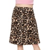 image:imageSTRETCH IS COMFORT Skirts for Women Midi Length  Skirts for Women Knee Length  Ankle Length  Work School Church WearBrown Leopard