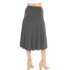 image:imageSTRETCH IS COMFORT Skirts for Women Midi Length  Skirts for Women Knee Length  Ankle Length  Work School Church WearCharcoal Gray