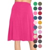 image:imageSTRETCH IS COMFORT Skirts for Women Midi Length  Skirts for Women Knee Length  Ankle Length  Work School Church WearHot Pink