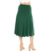 image:imageSTRETCH IS COMFORT Skirts for Women Midi Length  Skirts for Women Knee Length  Ankle Length  Work School Church WearHunter Green