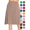 image:imageSTRETCH IS COMFORT Skirts for Women Midi Length  Skirts for Women Knee Length  Ankle Length  Work School Church WearMocha