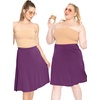 image:imageSTRETCH IS COMFORT Skirts for Women Midi Length  Skirts for Women Knee Length  Ankle Length  Work School Church WearPurple