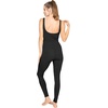 image:imageSTRETCH IS COMFORT Teamwear Womens Regular and Plus Size Cotton Tank UnitardBlack Nylon