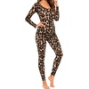 image:imageSTRETCH IS COMFORT Teamwear Womens Regular and Plus Size Cotton Tank UnitardBrown Cheetah