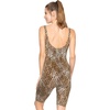 image:imageSTRETCH IS COMFORT Teamwear Womens Regular and Plus Size Cotton Tank UnitardBrown Cheetah