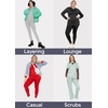 image:imageSTRETCH IS COMFORT Womens Oh So Soft Crew Neck Long Sleeve amp Leggings Set  Stretch 2Piece Outfit  Regular amp Plus Size S5XBumblee Tube Top Set