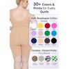 image:imageSTRETCH IS COMFORT Womens Plus Size Tank Unitard Athletic Rompers For WomenBeige