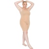 image:imageSTRETCH IS COMFORT Womens Plus Size Tank Unitard Athletic Rompers For WomenBeige