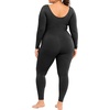 image:imageSTRETCH IS COMFORT Womens Plus Size Tank Unitard Athletic Rompers For WomenBlack