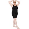 image:imageSTRETCH IS COMFORT Womens Plus Size Tank Unitard Athletic Rompers For WomenBlack
