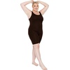 image:imageSTRETCH IS COMFORT Womens Plus Size Tank Unitard Athletic Rompers For WomenBrown