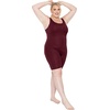 image:imageSTRETCH IS COMFORT Womens Plus Size Tank Unitard Athletic Rompers For WomenBurgundy