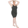 image:imageSTRETCH IS COMFORT Womens Plus Size Tank Unitard Athletic Rompers For WomenCharcoal Gray
