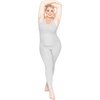 image:imageSTRETCH IS COMFORT Womens Plus Size Tank Unitard Athletic Rompers For WomenHeather Gray