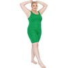 image:imageSTRETCH IS COMFORT Womens Plus Size Tank Unitard Athletic Rompers For WomenKelly Green