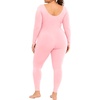 image:imageSTRETCH IS COMFORT Womens Plus Size Tank Unitard Athletic Rompers For WomenLight Pink