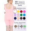 image:imageSTRETCH IS COMFORT Womens Plus Size Tank Unitard Athletic Rompers For WomenLight Pink