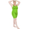 image:imageSTRETCH IS COMFORT Womens Plus Size Tank Unitard Athletic Rompers For WomenLime Green