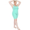 image:imageSTRETCH IS COMFORT Womens Plus Size Tank Unitard Athletic Rompers For WomenMint