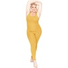 image:imageSTRETCH IS COMFORT Womens Plus Size Tank Unitard Athletic Rompers For WomenMustard Yellow