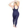 image:imageSTRETCH IS COMFORT Womens Plus Size Tank Unitard Athletic Rompers For WomenNavy Blue