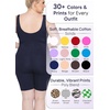 image:imageSTRETCH IS COMFORT Womens Plus Size Tank Unitard Athletic Rompers For WomenNavy Blue