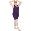 image:imageSTRETCH IS COMFORT Womens Plus Size Tank Unitard Athletic Rompers For WomenPurple