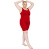 image:imageSTRETCH IS COMFORT Womens Plus Size Tank Unitard Athletic Rompers For WomenRed
