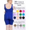 image:imageSTRETCH IS COMFORT Womens Plus Size Tank Unitard Athletic Rompers For WomenRoyal Blue