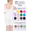 image:imageSTRETCH IS COMFORT Womens Plus Size Tank Unitard Athletic Rompers For WomenWhite
