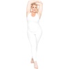 image:imageSTRETCH IS COMFORT Womens Plus Size Tank Unitard Athletic Rompers For WomenWhite