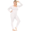 image:imageSTRETCH IS COMFORT Womens Plus Size Tank Unitard Athletic Rompers For WomenWhite