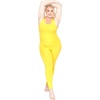image:imageSTRETCH IS COMFORT Womens Plus Size Tank Unitard Athletic Rompers For WomenYellow