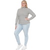 image:imageWomens Turtle Neck  Long Sleeve and Sleeveless Top  Plus Size XL7X  Tops Women White Turtleneck WomenNautical Black Stripes